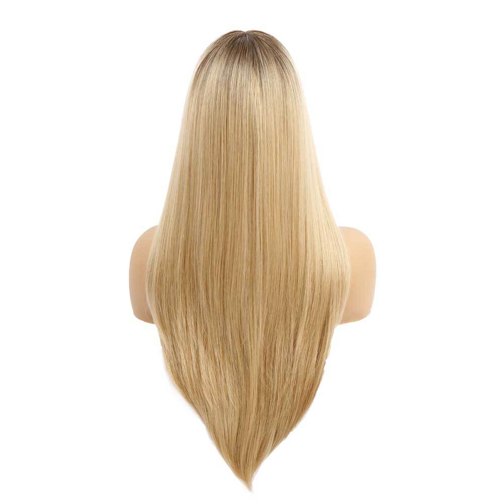 Quick-change hairstyle wig full headpiece synthetic straight hair - New Hair