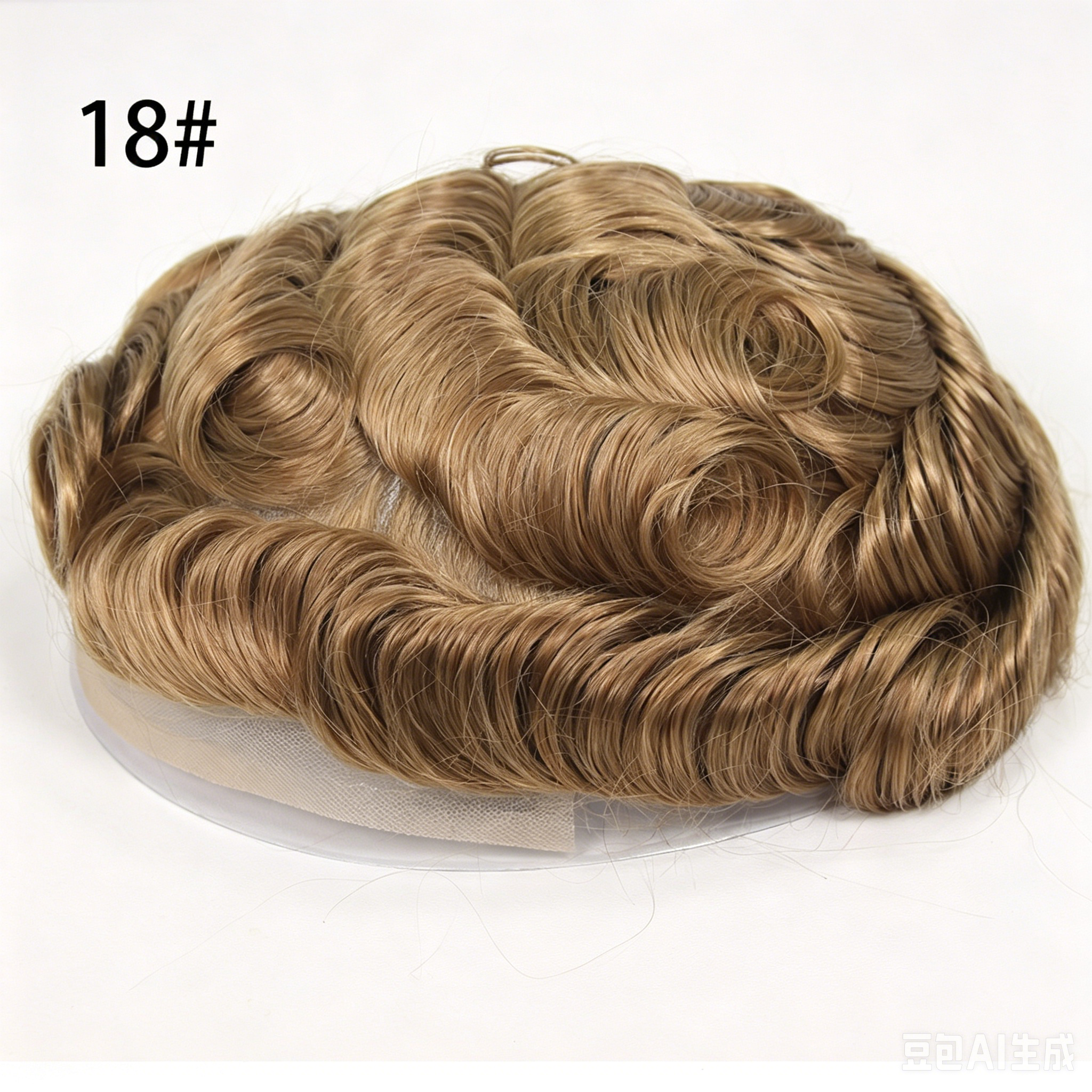 Lace Mono Breathable Men's Toupee Piece