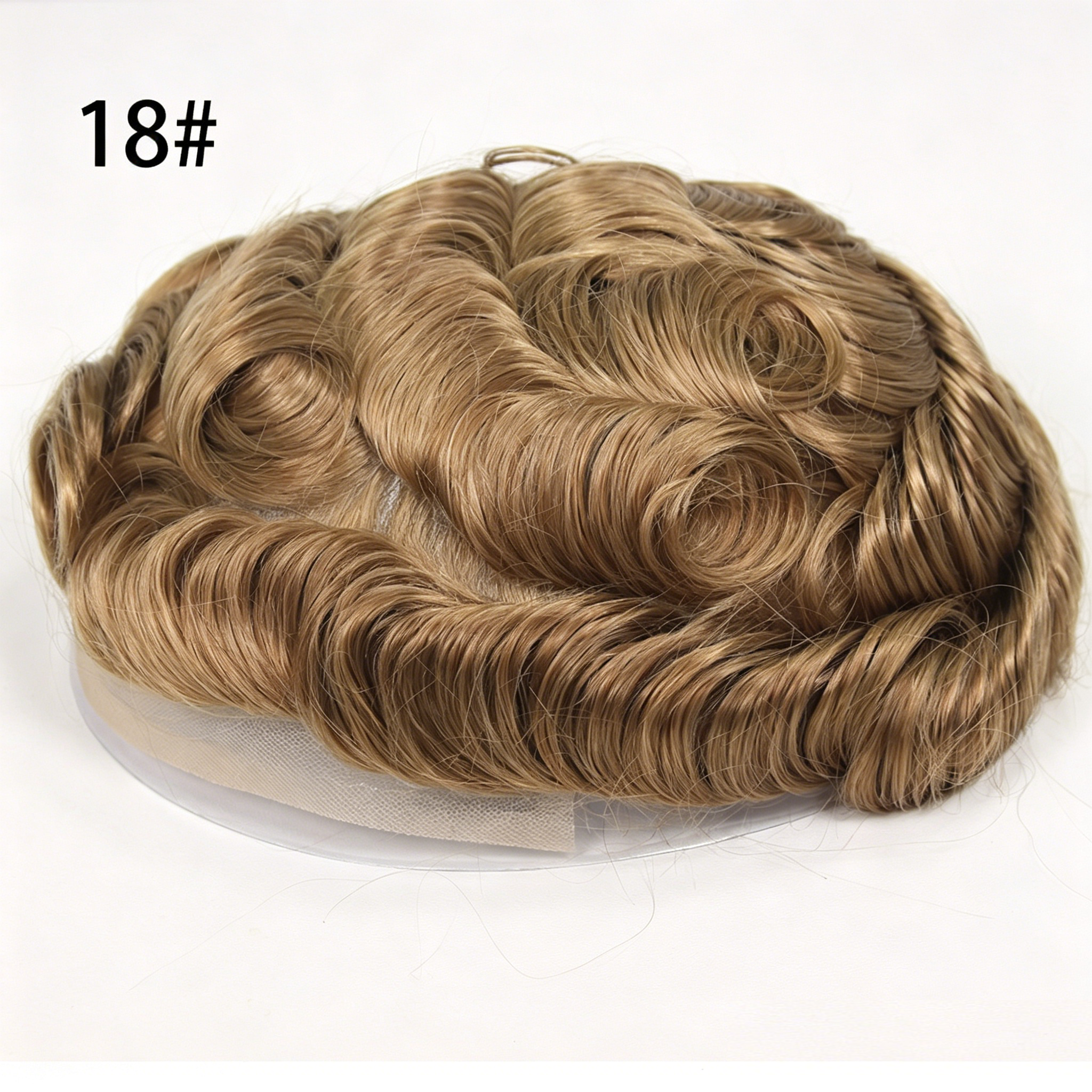 Lace Mono Breathable Men's Toupee Piece