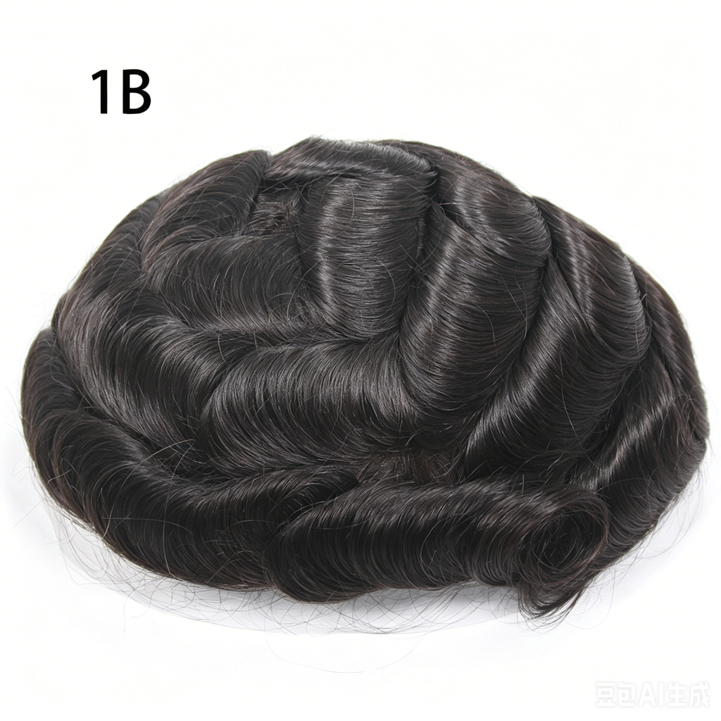Lace Mono Breathable Men's Toupee Piece