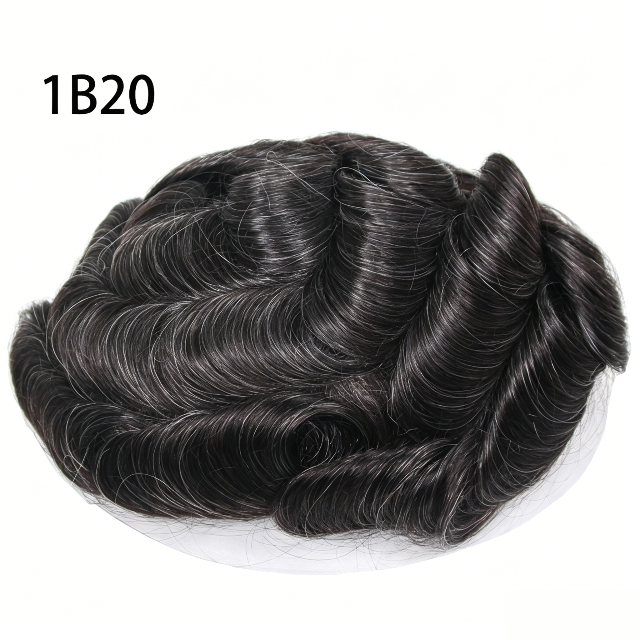 Lace Mono Breathable Men's Toupee Piece