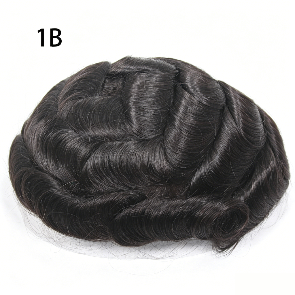Lace Mono Breathable Men's Toupee Piece