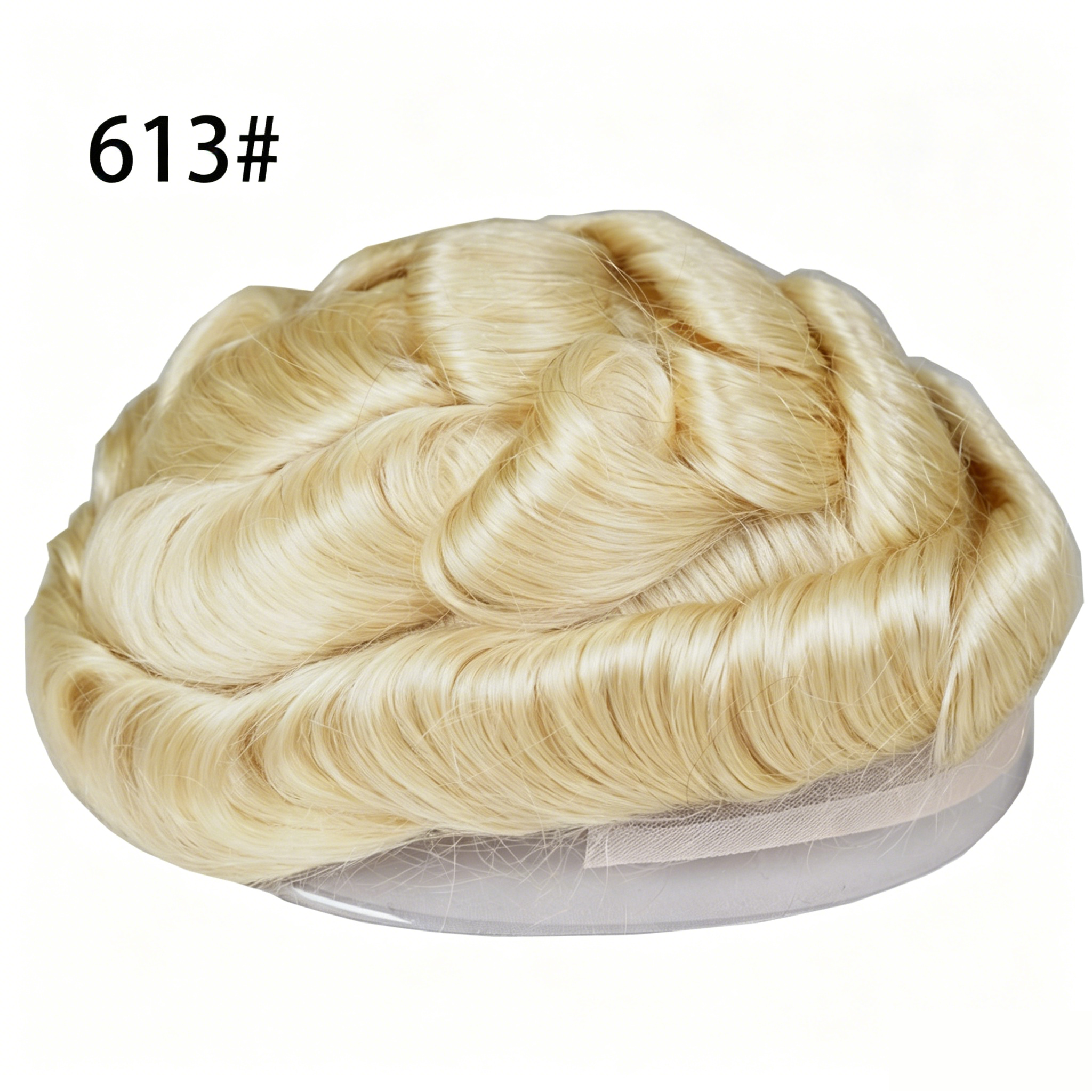 Lace Mono Breathable Men's Toupee Piece