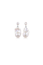 Natural Irregular Baroque Pearl Earrings - New Hair