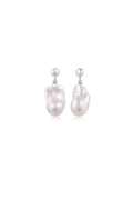 Natural Irregular Baroque Pearl Earrings - New Hair