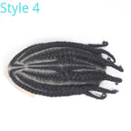 African braid wig piece