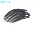 African braid wig piece