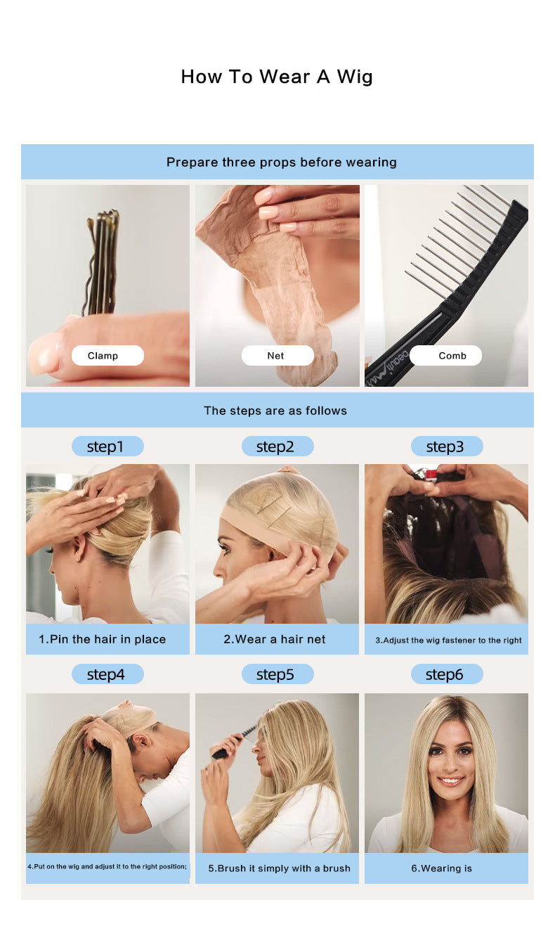 EMMOR Long Straight  Wig for Women - Natural Looking Synthetic Hair Wig with Realistic Texture