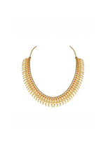 Vintage Egyptian Gold Snake Tassel Necklace