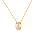 Natural Stone Hourglass Sterling Silver Necklace - New Hair