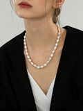 Freshwater baroque pearl necklace