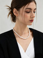 Freshwater baroque pearl necklace