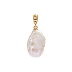 Freshwater pearl baroque pendant clasp pendant without necklace