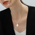 Natural baroque freshwater pearl necklace