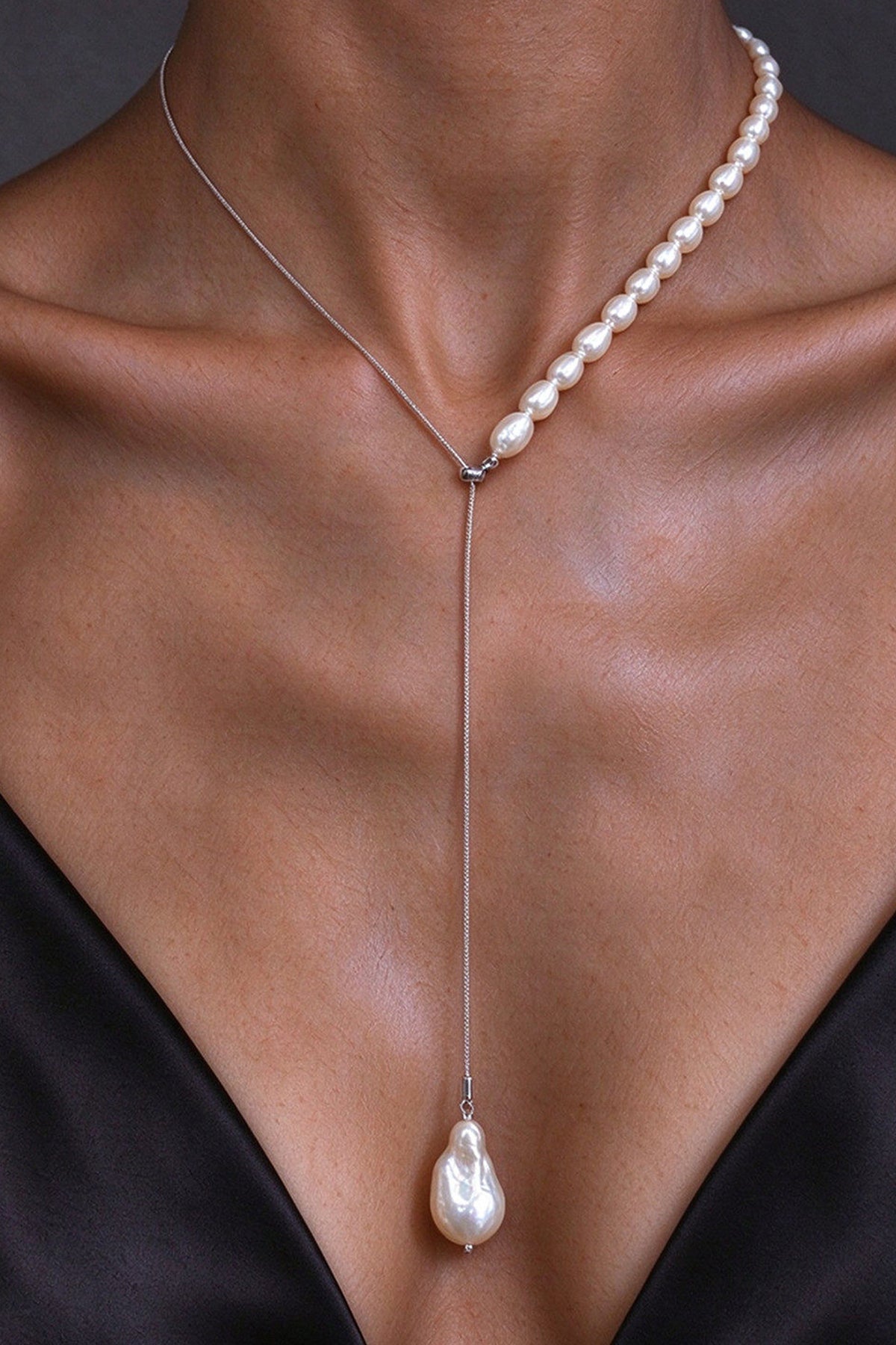 Natural Baroque Pearl Necklace