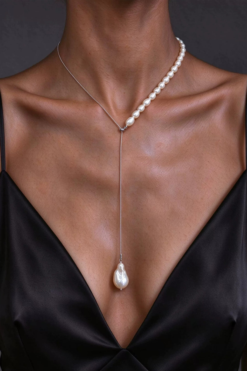 Natural Baroque Pearl Necklace