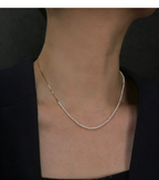 Natural freshwater  pearl necklace