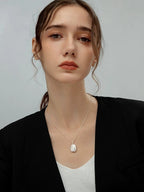Natural baroque freshwater pearl necklace