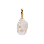 Freshwater pearl baroque pendant clasp pendant without necklace