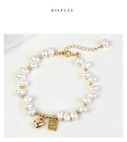 Discover the charm of lucky heart & baroque freshwater pearls. This misaligned irregular bead bracelet is an exquisite gift for women. Unique & meaningful. Shop now on Shopily. - New Hair