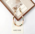 Natural freshwater pearl phone chain - New Hair