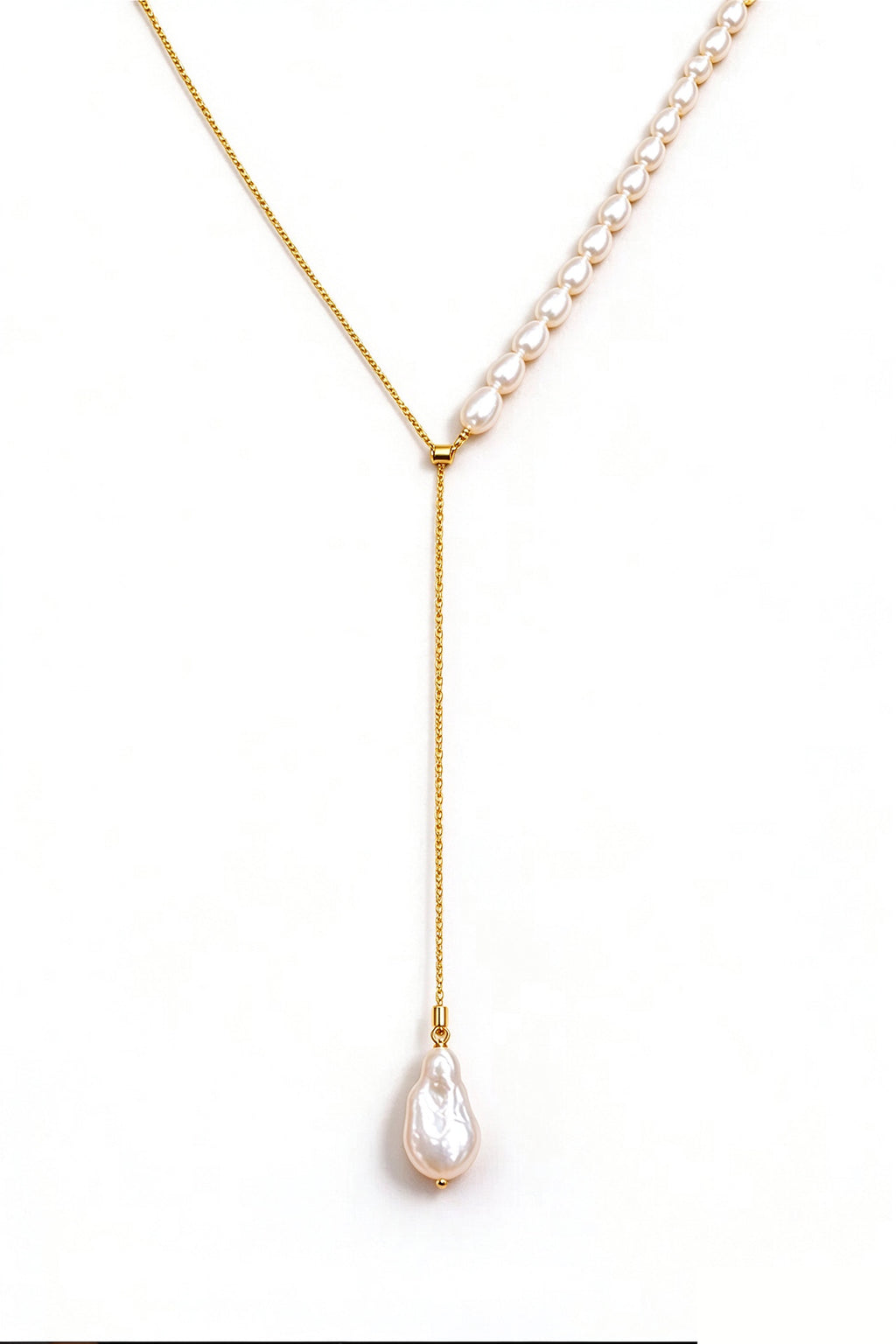 Natural Baroque Pearl Necklace
