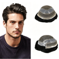 PU lace men's wig