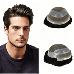 PU lace men's wig