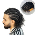 PU mesh base real hair hand-woven small dreadlocks for men