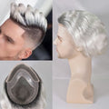 Hairtoupee for men white