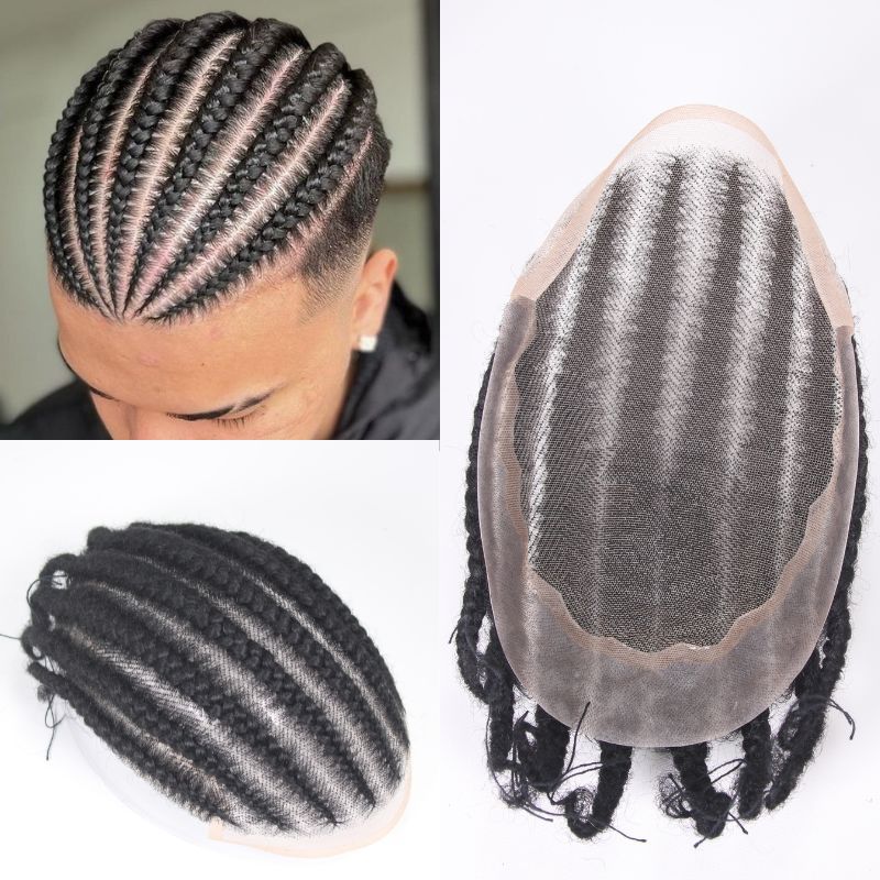 African braid wig piece