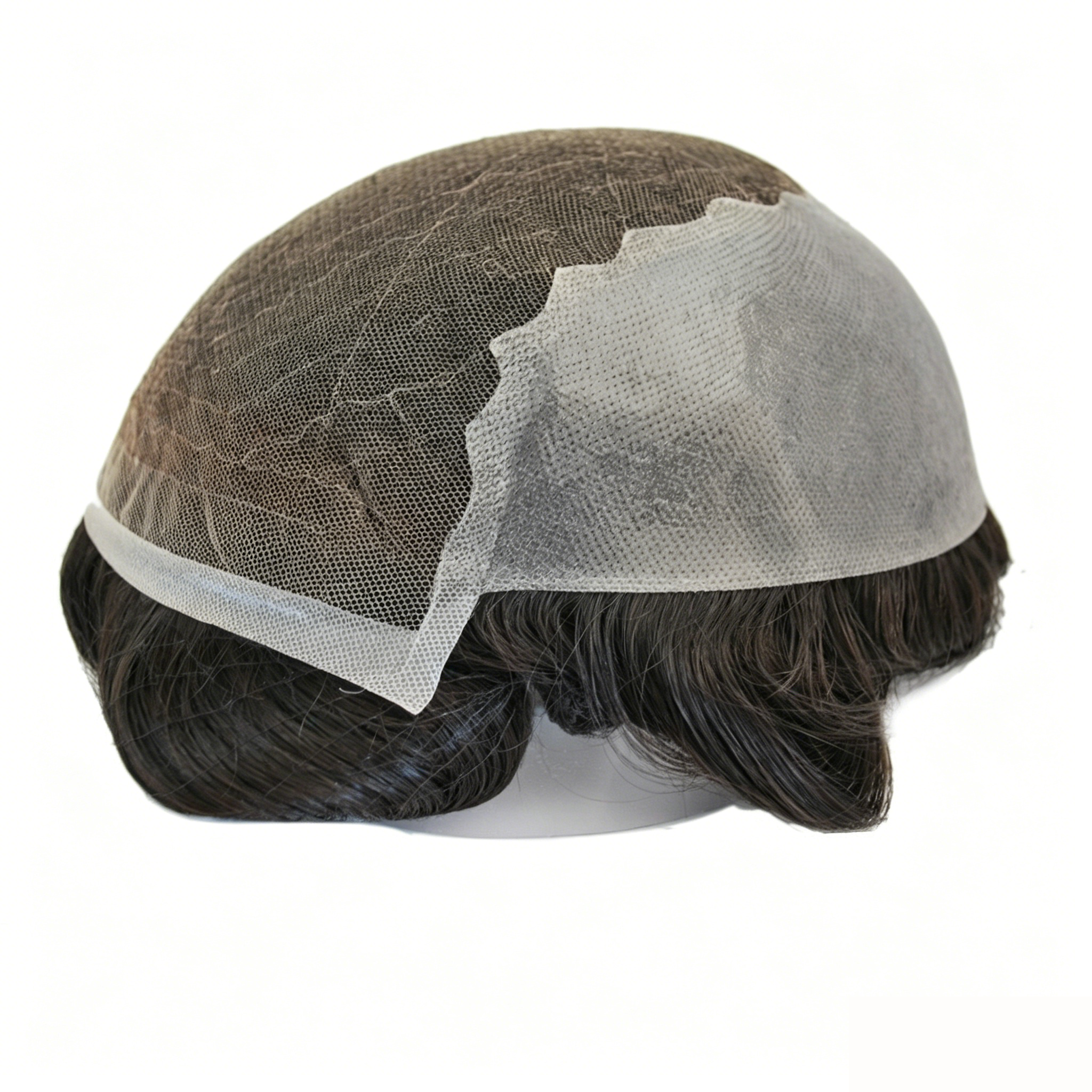 Lace front men's wig