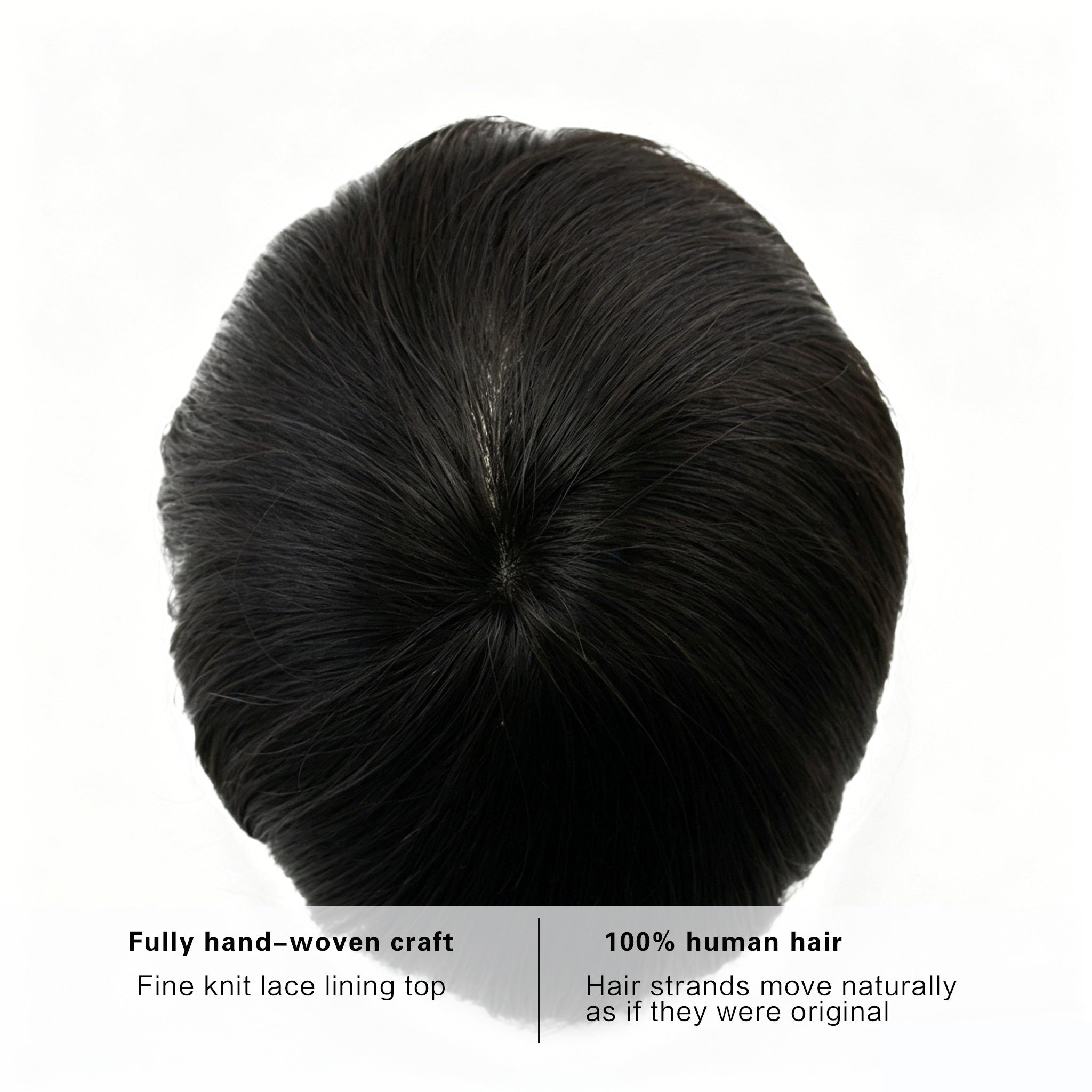 PU lace breathable men's toupee