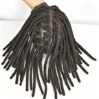 Dreadlock men's wig hairpiece