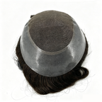 PU lace breathable men's toupee