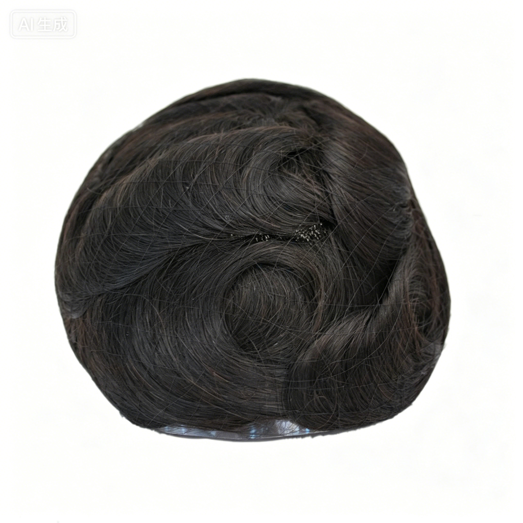 Lace front men's wig