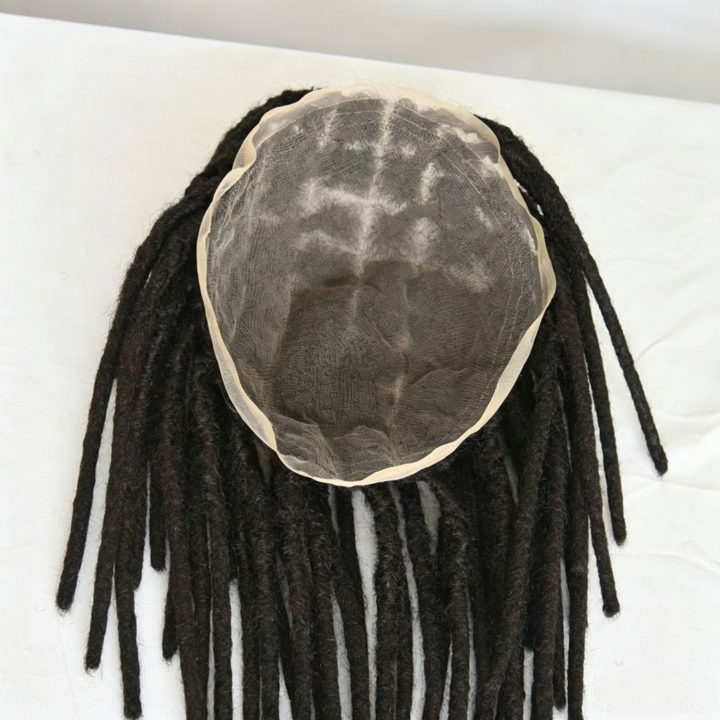 Dreadlock men's wig hairpiece
