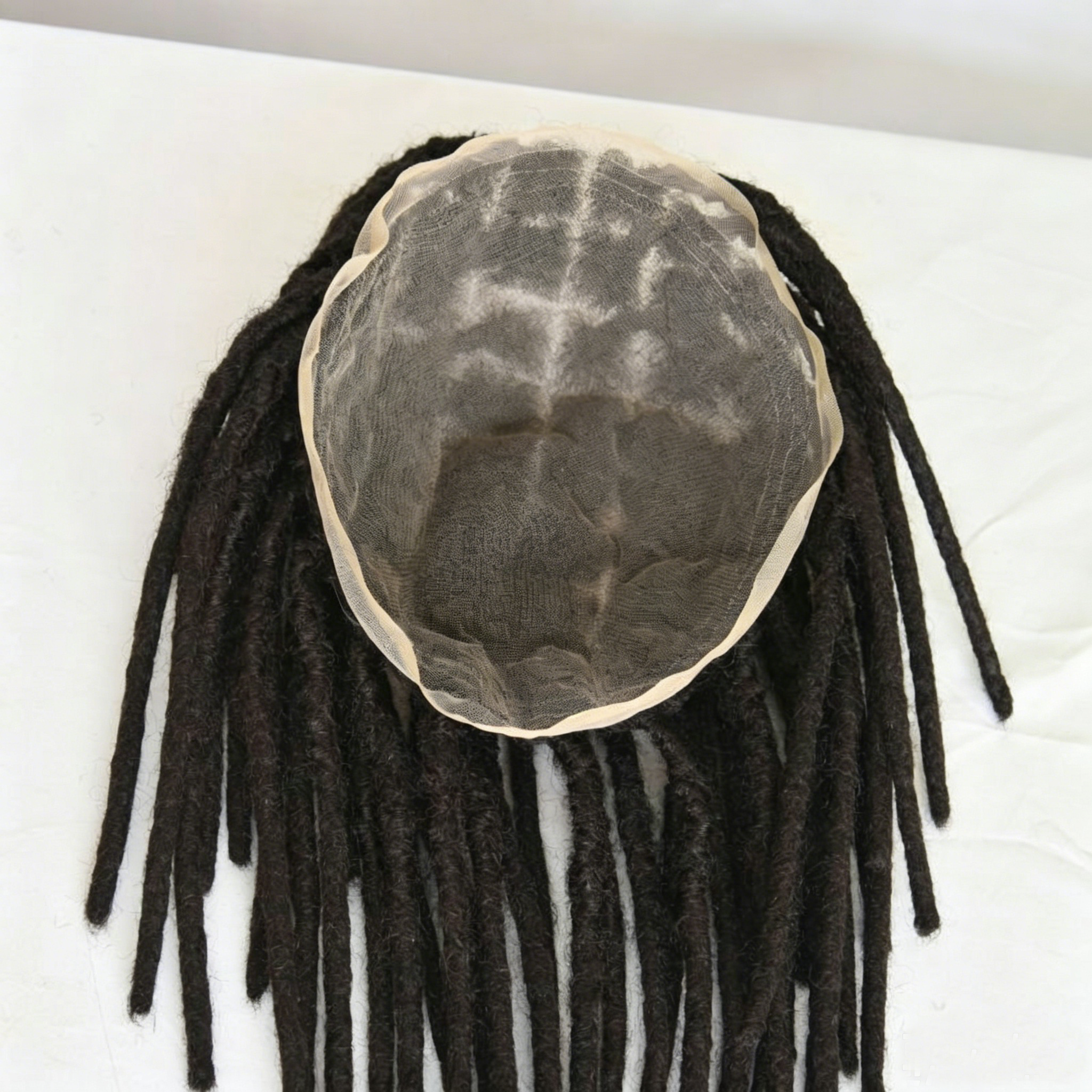 Dreadlock men's wig hairpiece