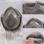 Hairtoupee for men white