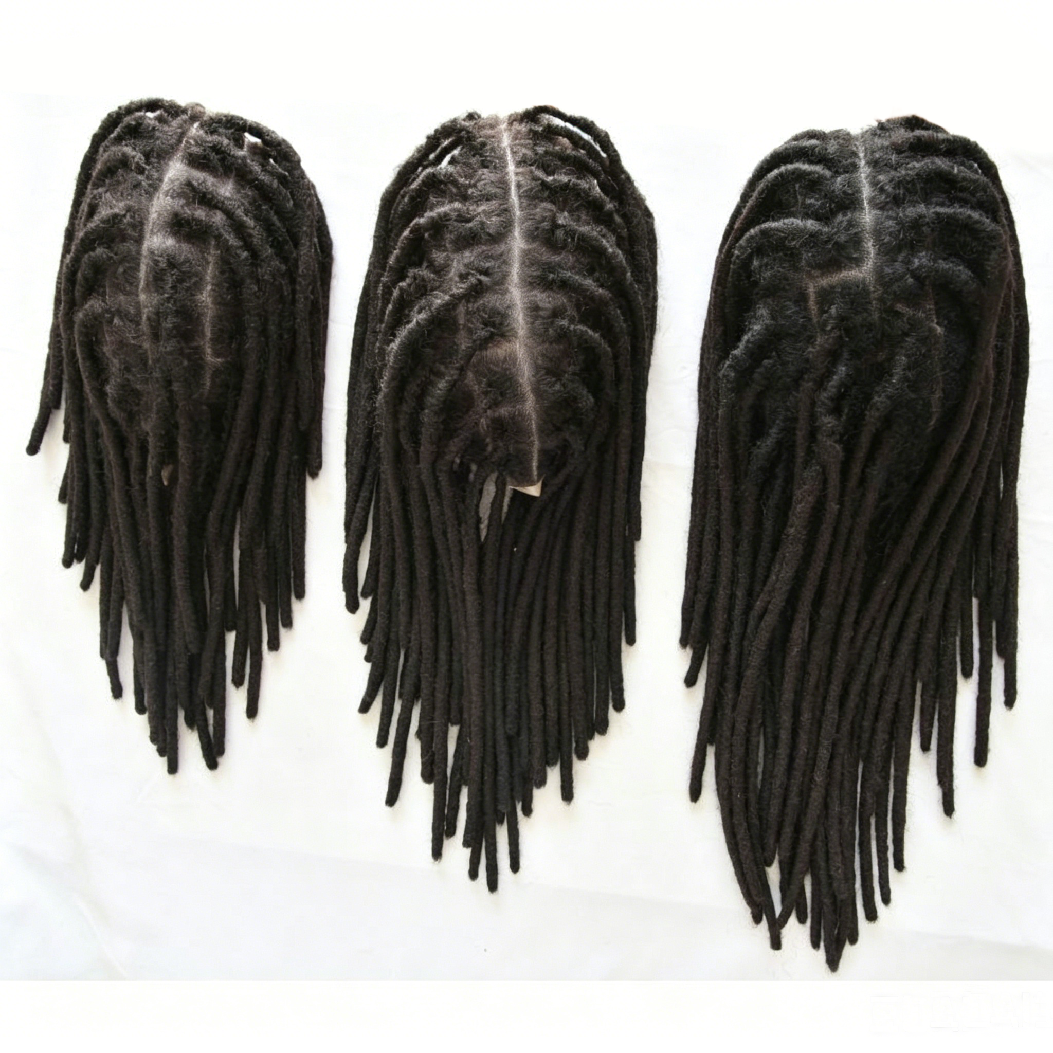 Dreadlock men's wig hairpiece