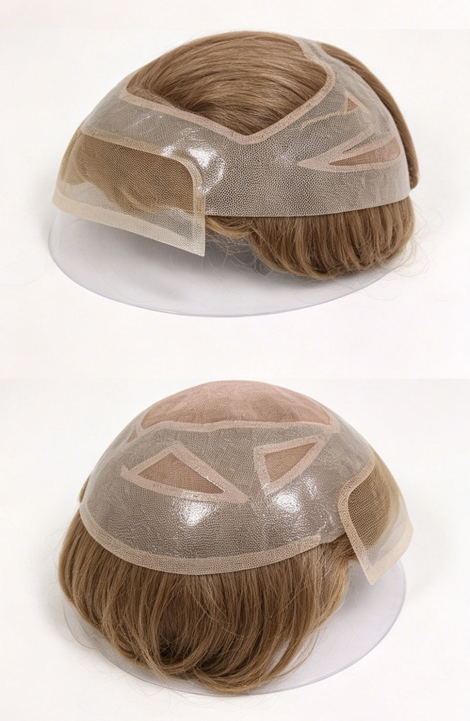 Lace Mono Breathable Men's Toupee Piece