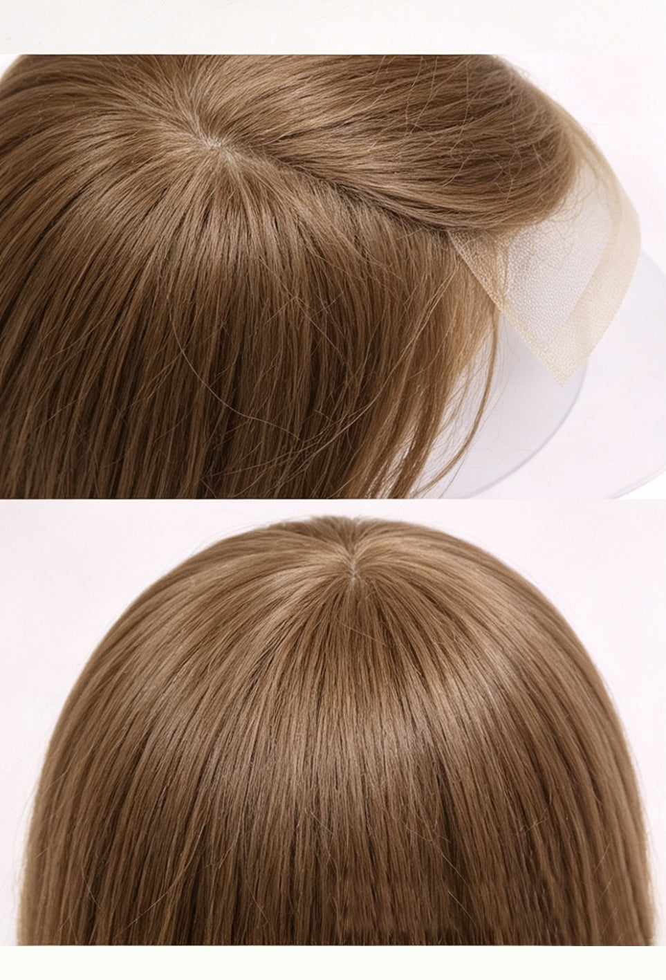 Lace Mono Breathable Men's Toupee Piece