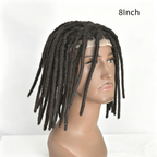 Dreadlock men's wig hairpiece