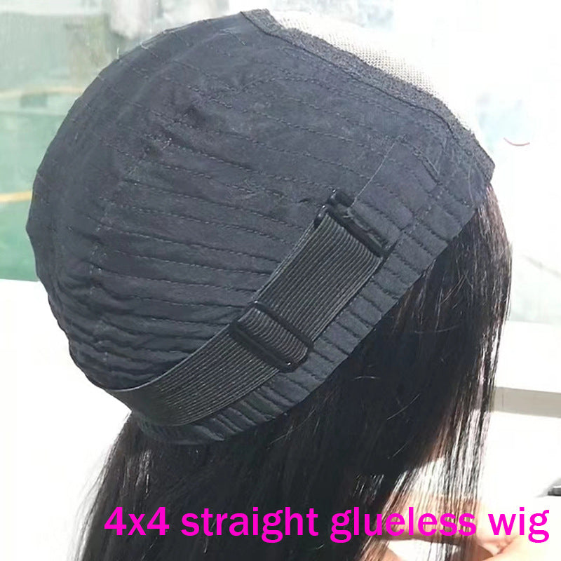 Glueless wig human hair straight hair lace frontal wig - New Hair