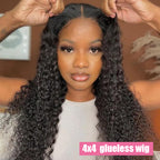 Pre-lace real hair wig natural color jerry curly glueless wig human hair - New Hair