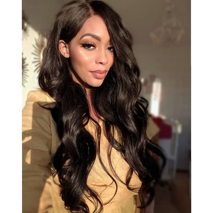Real hair wig Glueless wig Lace frontal wig - New Hair