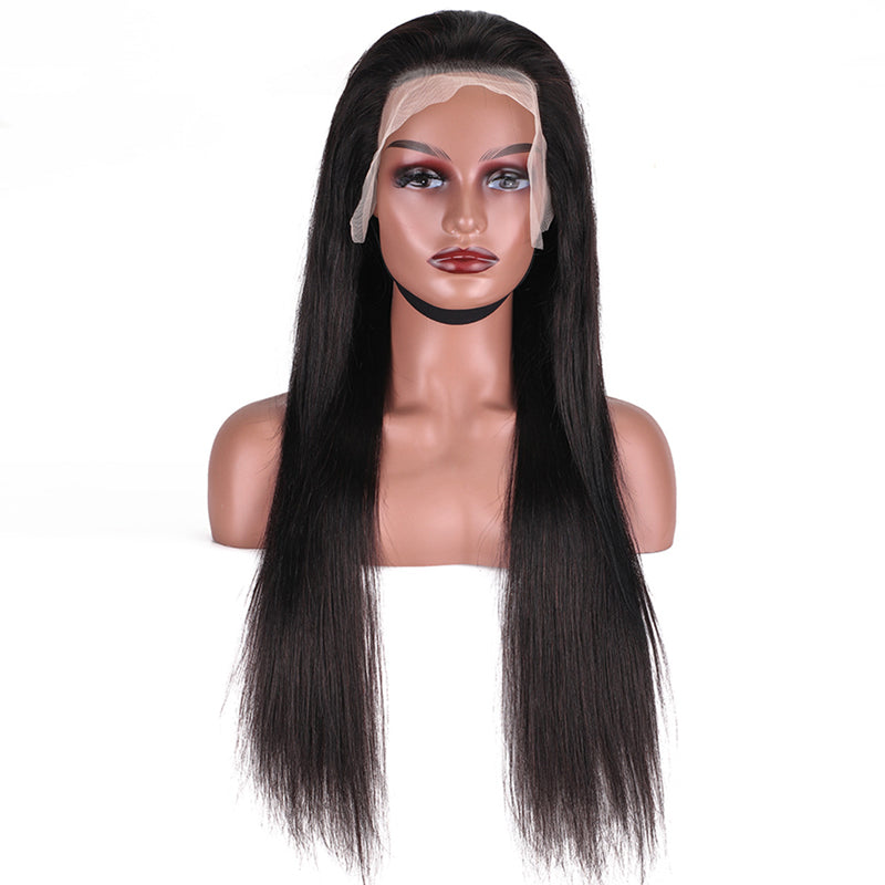 Silky Straight Lace Front Wig Human Hair - New Hair