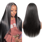 Glueless wig human hair straight hair lace frontal wig - New Hair