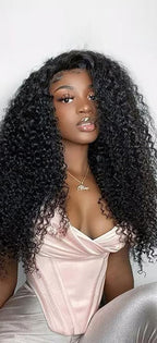Pre-lace real hair wig natural color jerry curly glueless wig human hair - New Hair